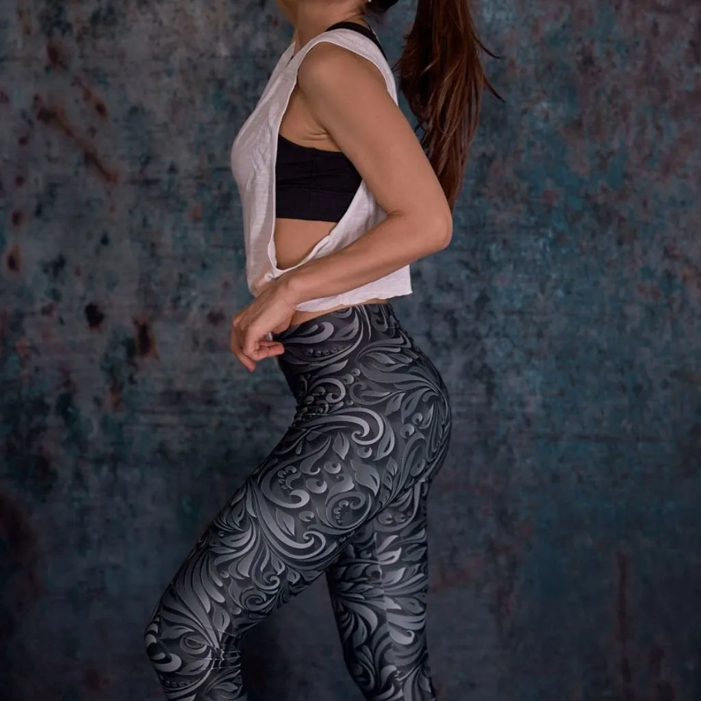 3D Art Deco Leggings