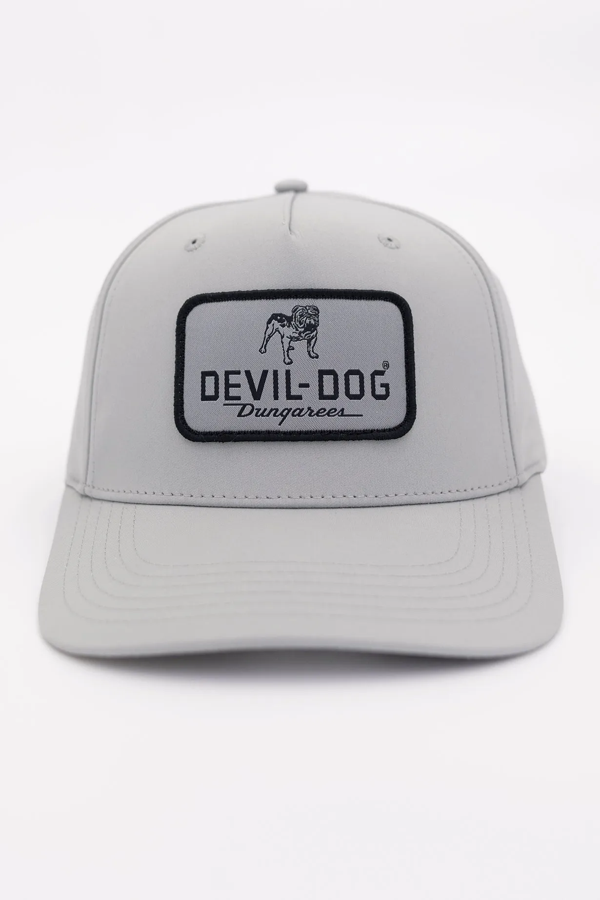 5 Panel Adjustable Cap - Gray Bulldog