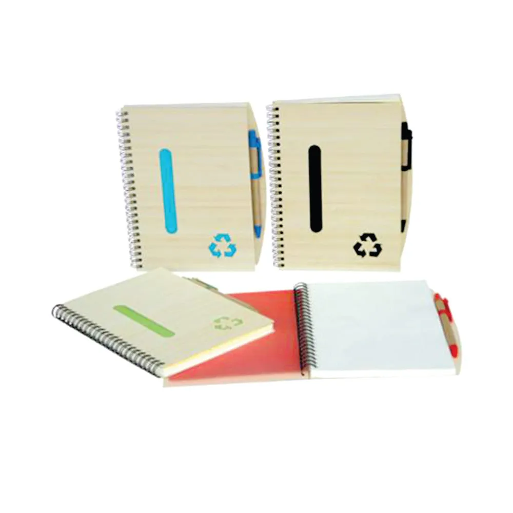 A5 Bamboo Notebook with Pen