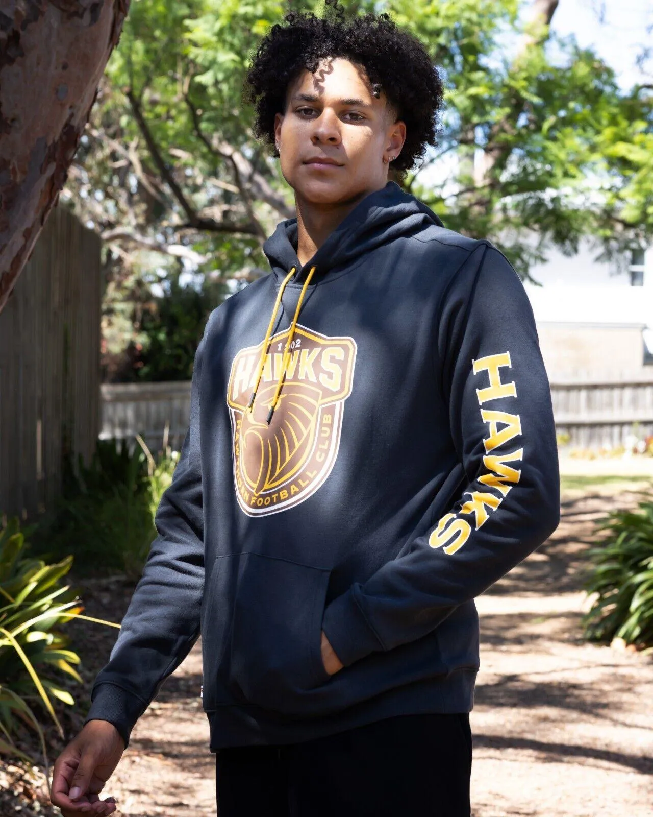 AFL Supporter Hoodie - Hawthorn Hawks  - Adult - Mens - Hoody - Jumper