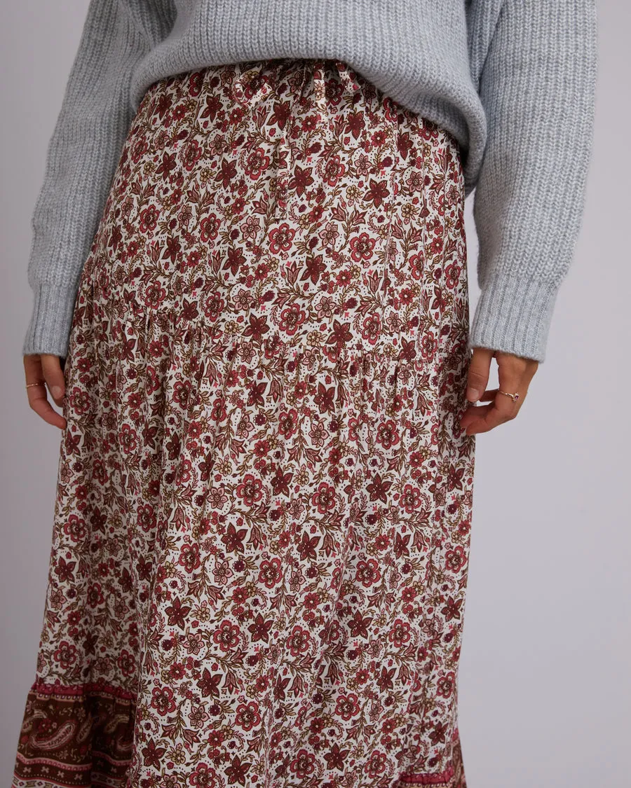 All About Eve Elle Floral Maxi Skirt