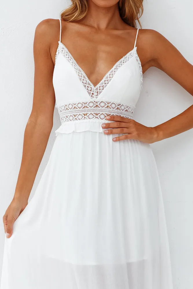 All My Love Maxi Dress White