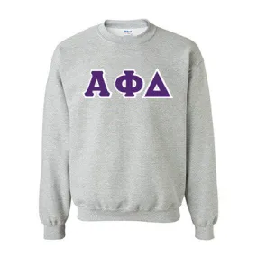 Alpha Phi Delta Standards Crewneck Sweatshirt - G180 - TWILL