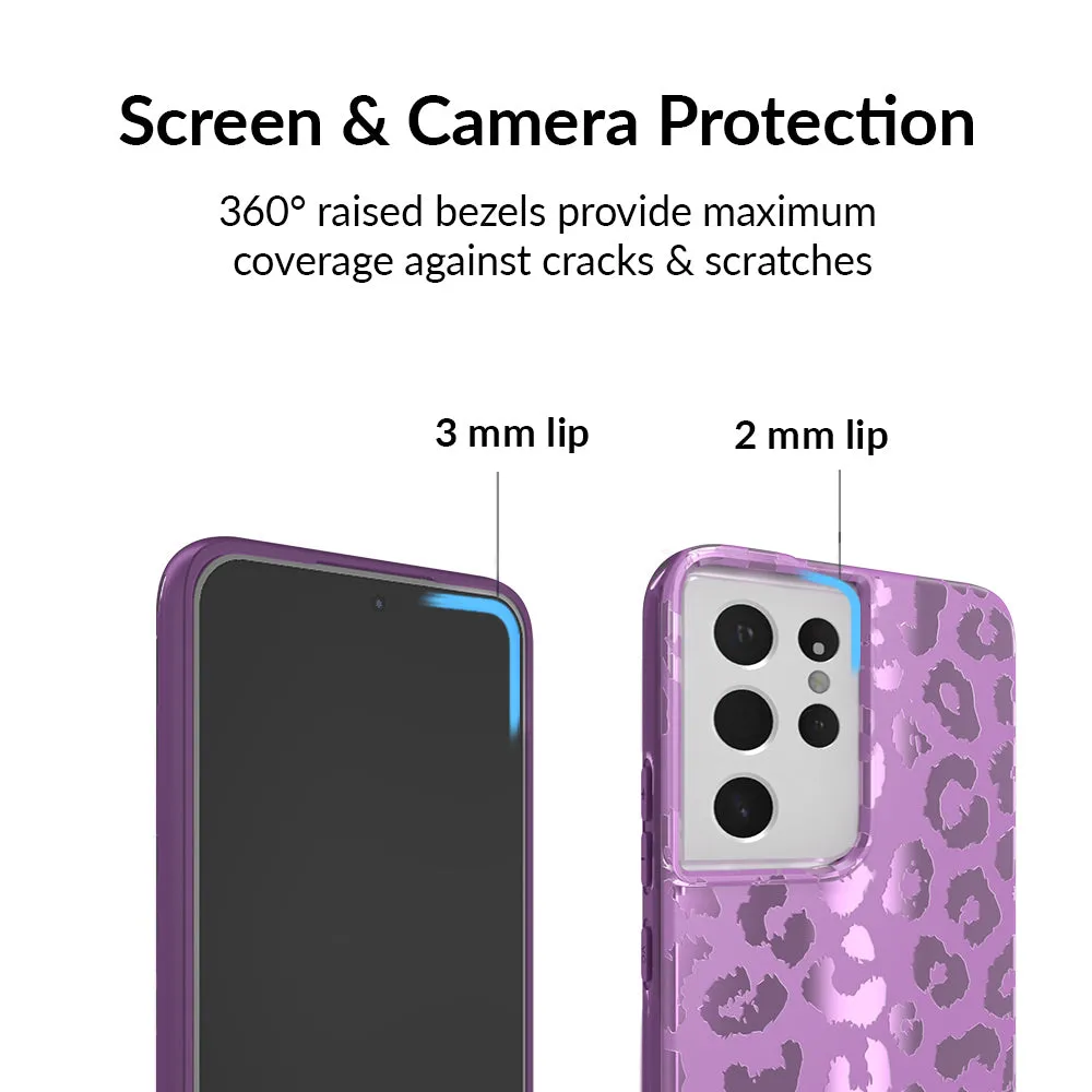 Amethyst Leopard Samsung Case