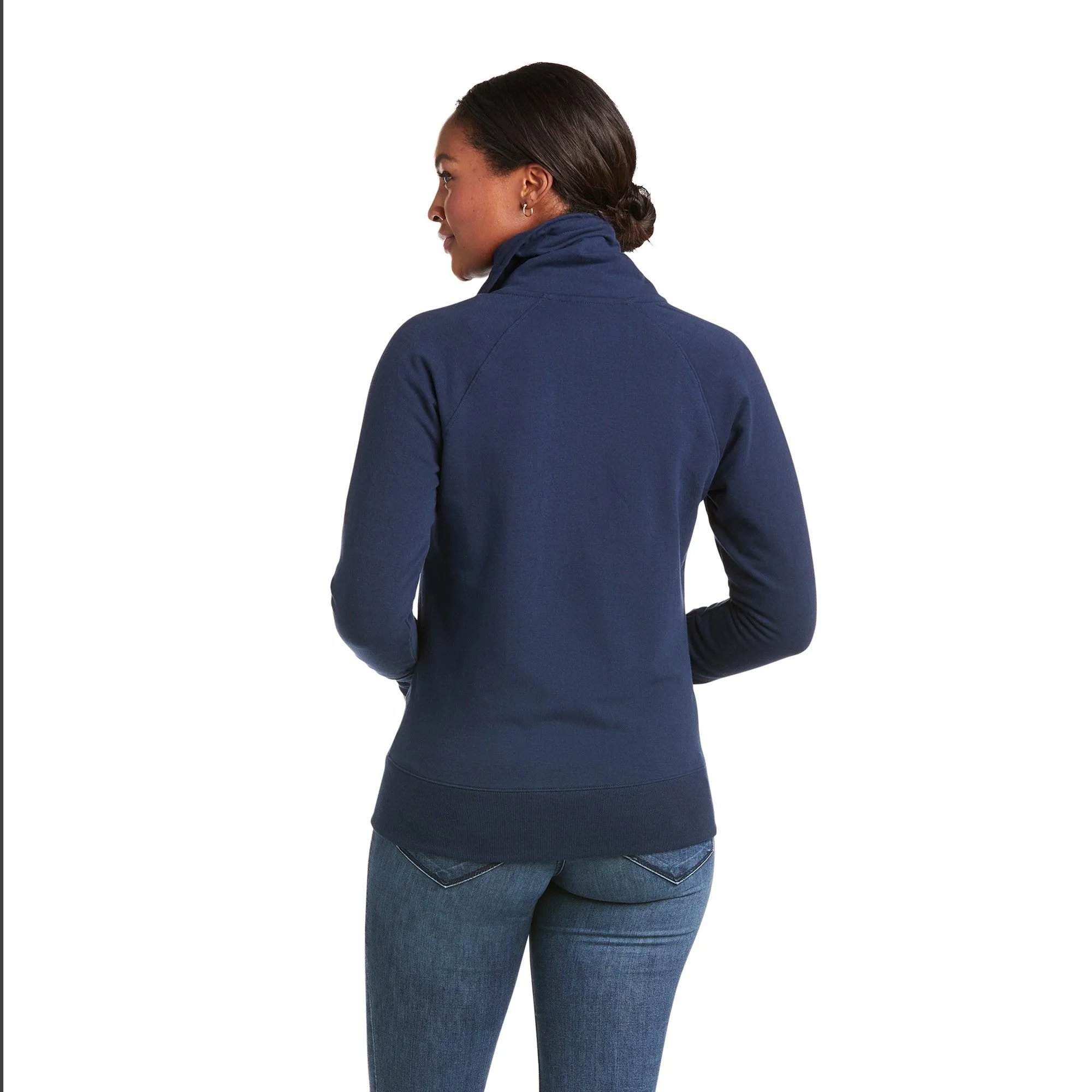 Ariat Ladies Team Logo Full Zip Sweatshirt