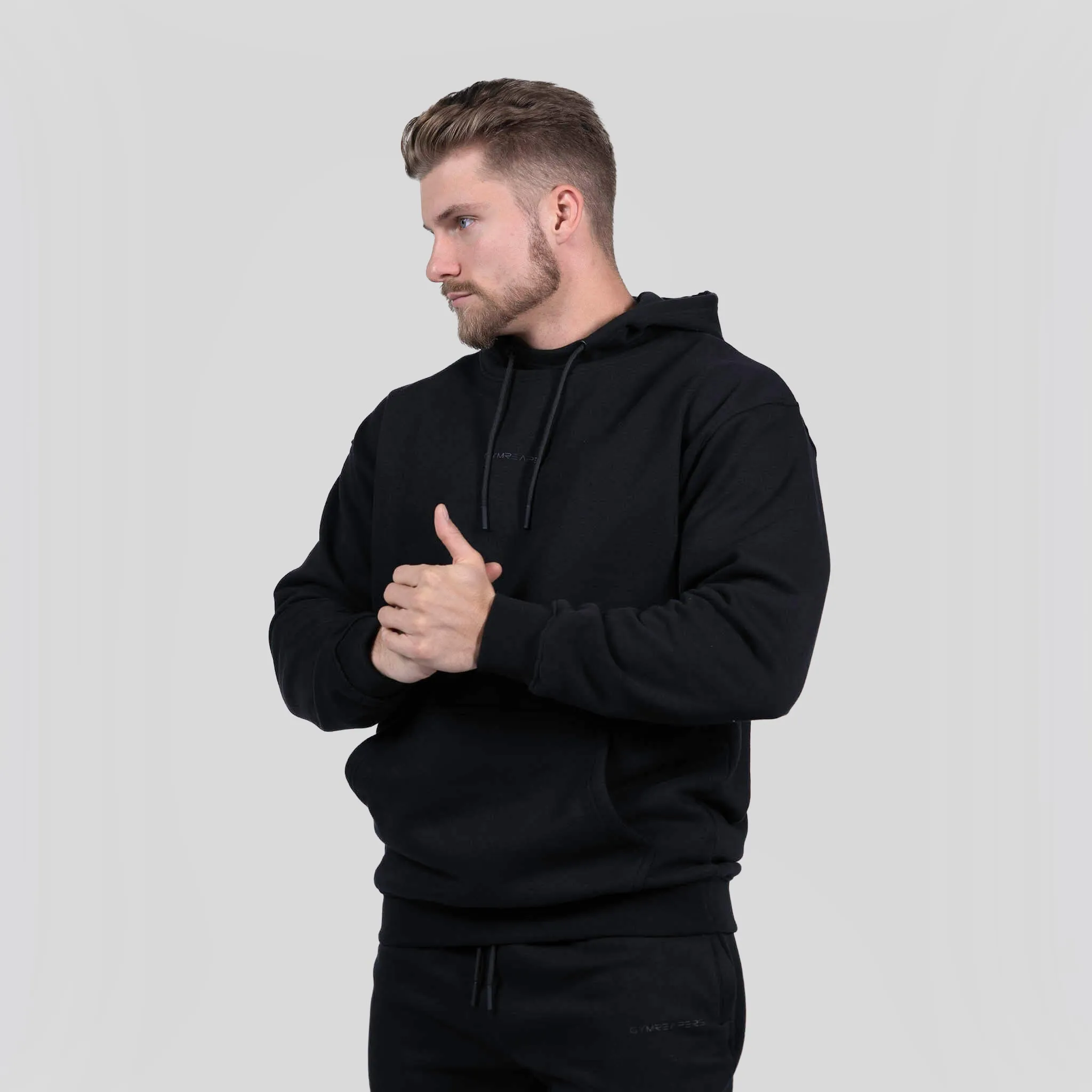 Ascend Mockneck Hoodie - Black