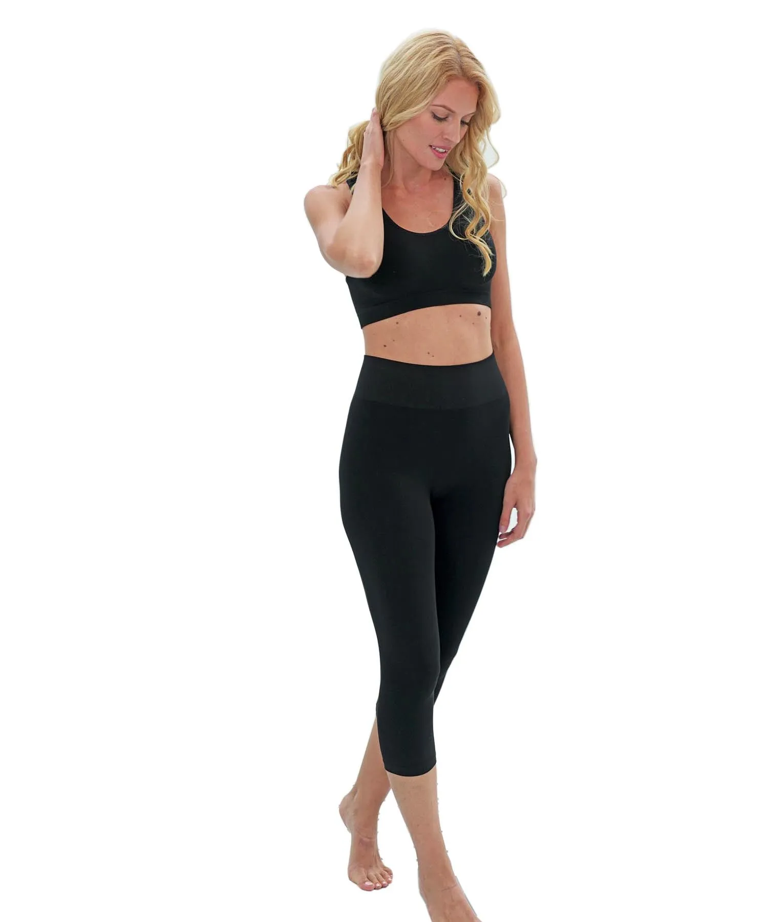 Bamboo High Band Capri