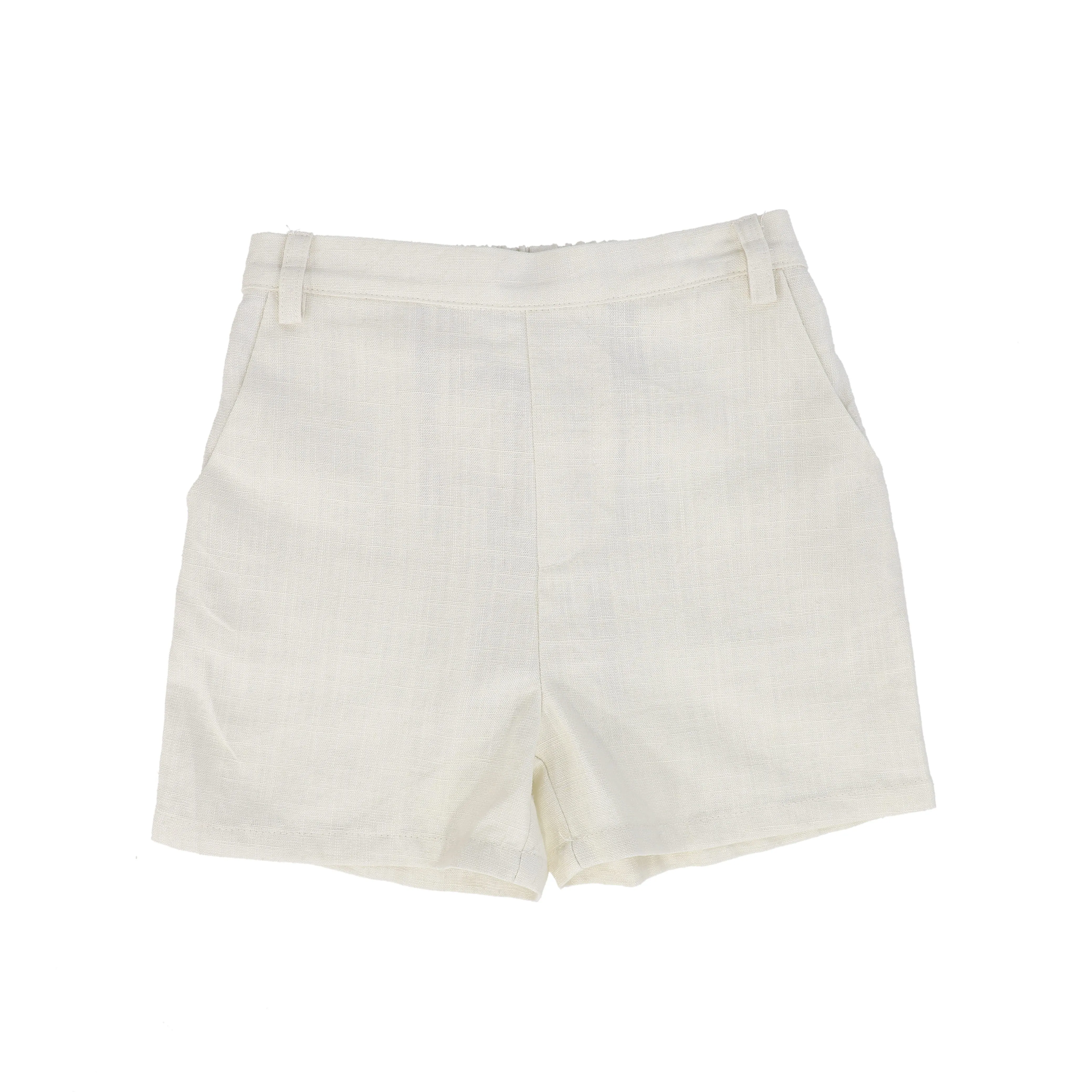 BAMBOO IVORY BASIC SHORTS [FINAL SALE]