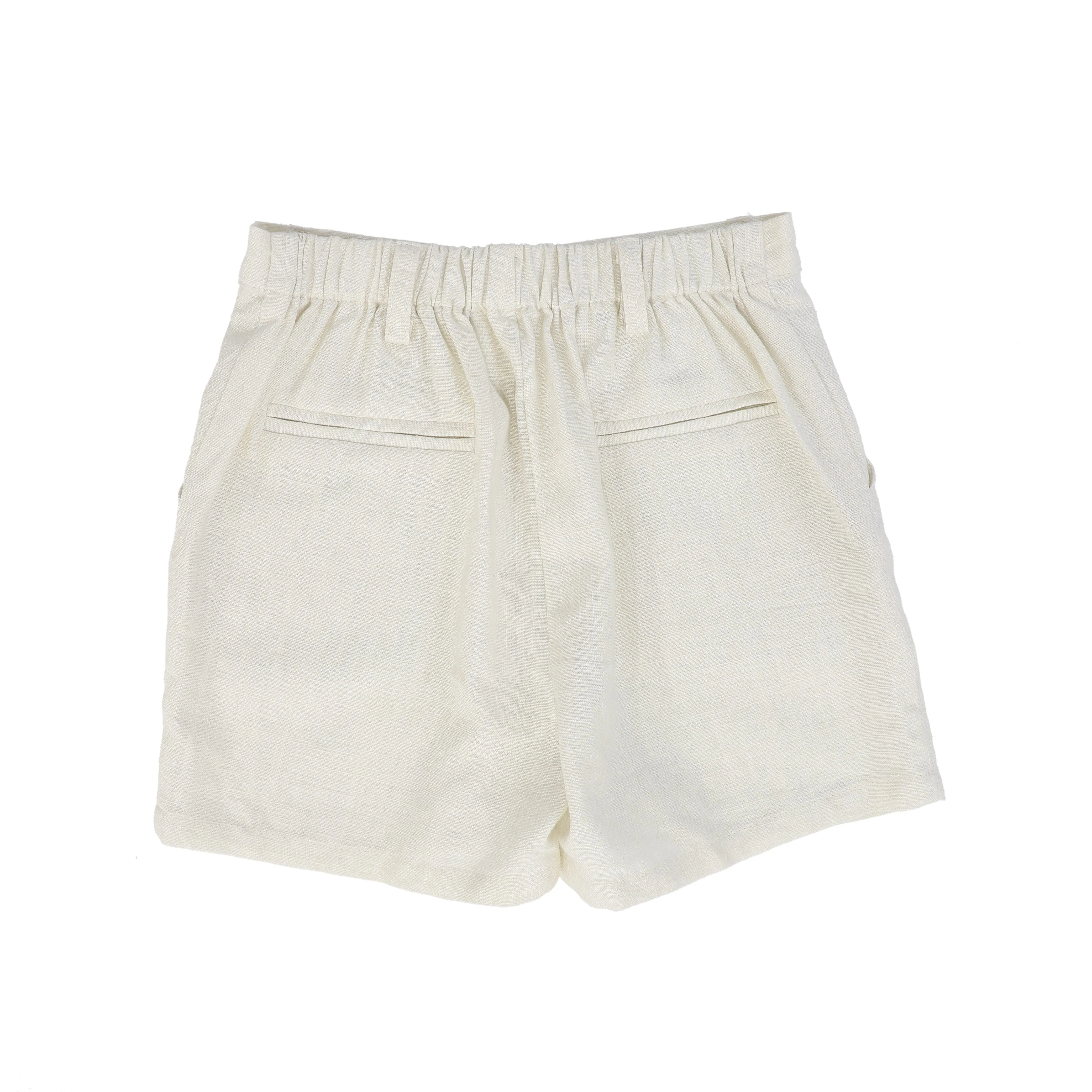 BAMBOO IVORY BASIC SHORTS [FINAL SALE]