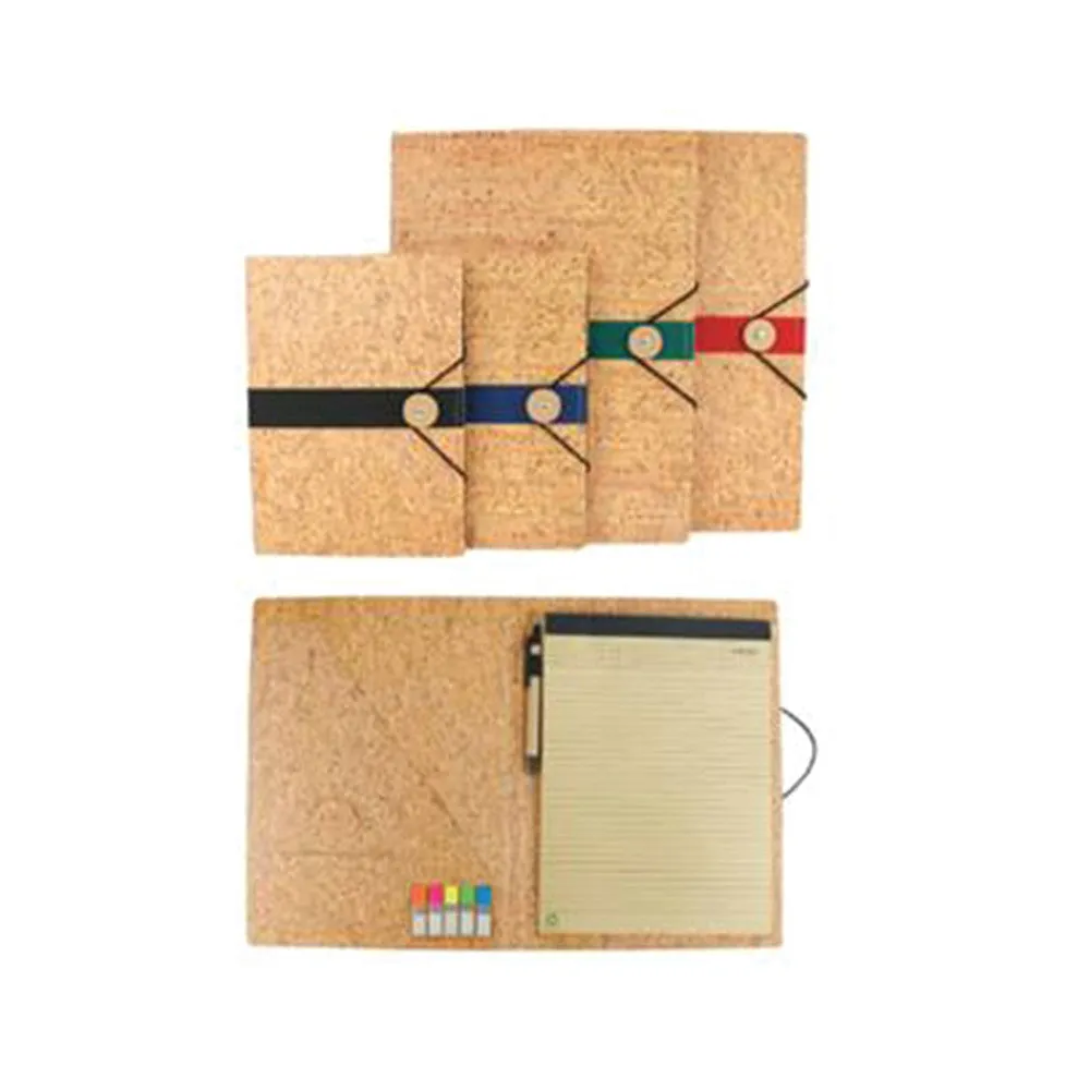 Bamboo Notebook with Pen and Strap