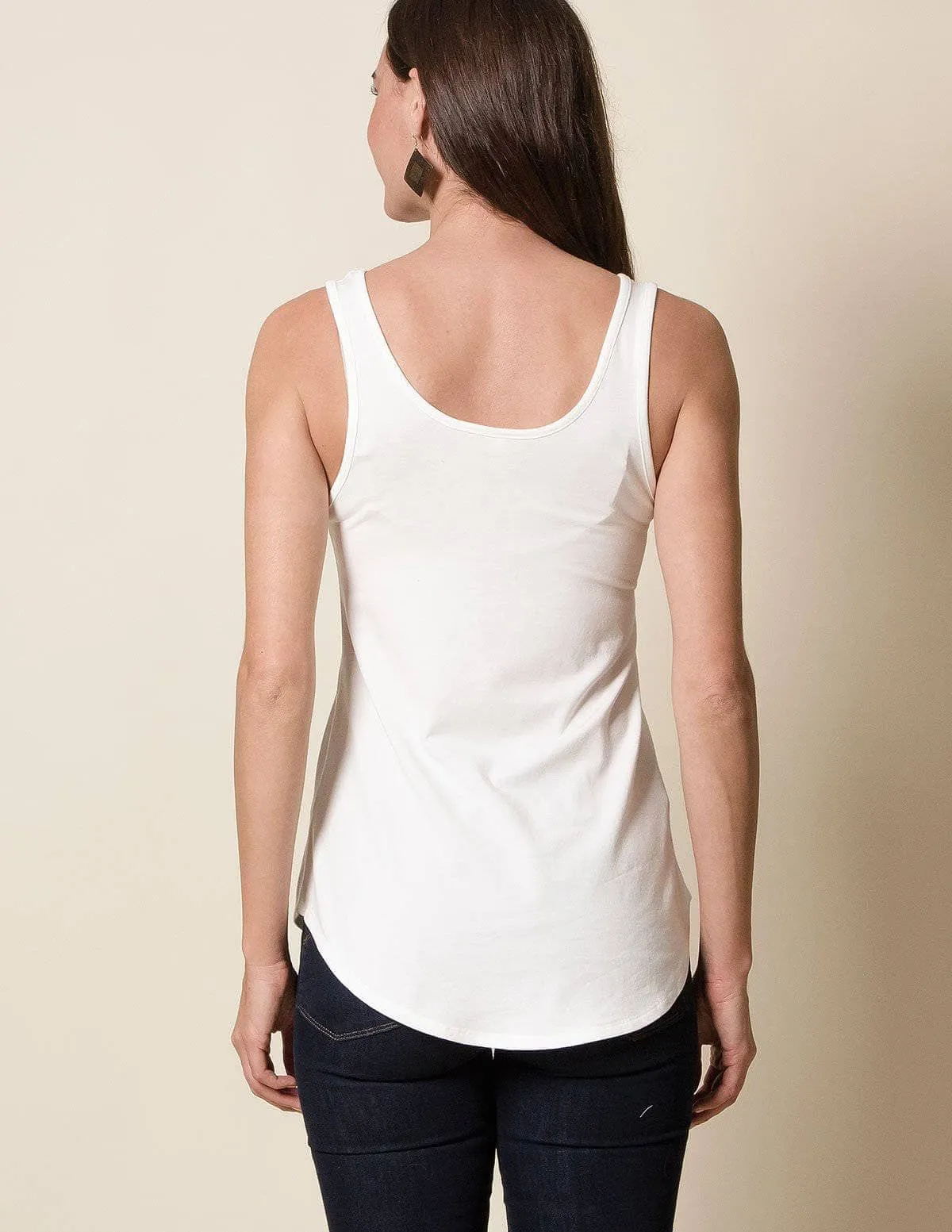 Bamboo / Organic Cotton Hi-Low Tank