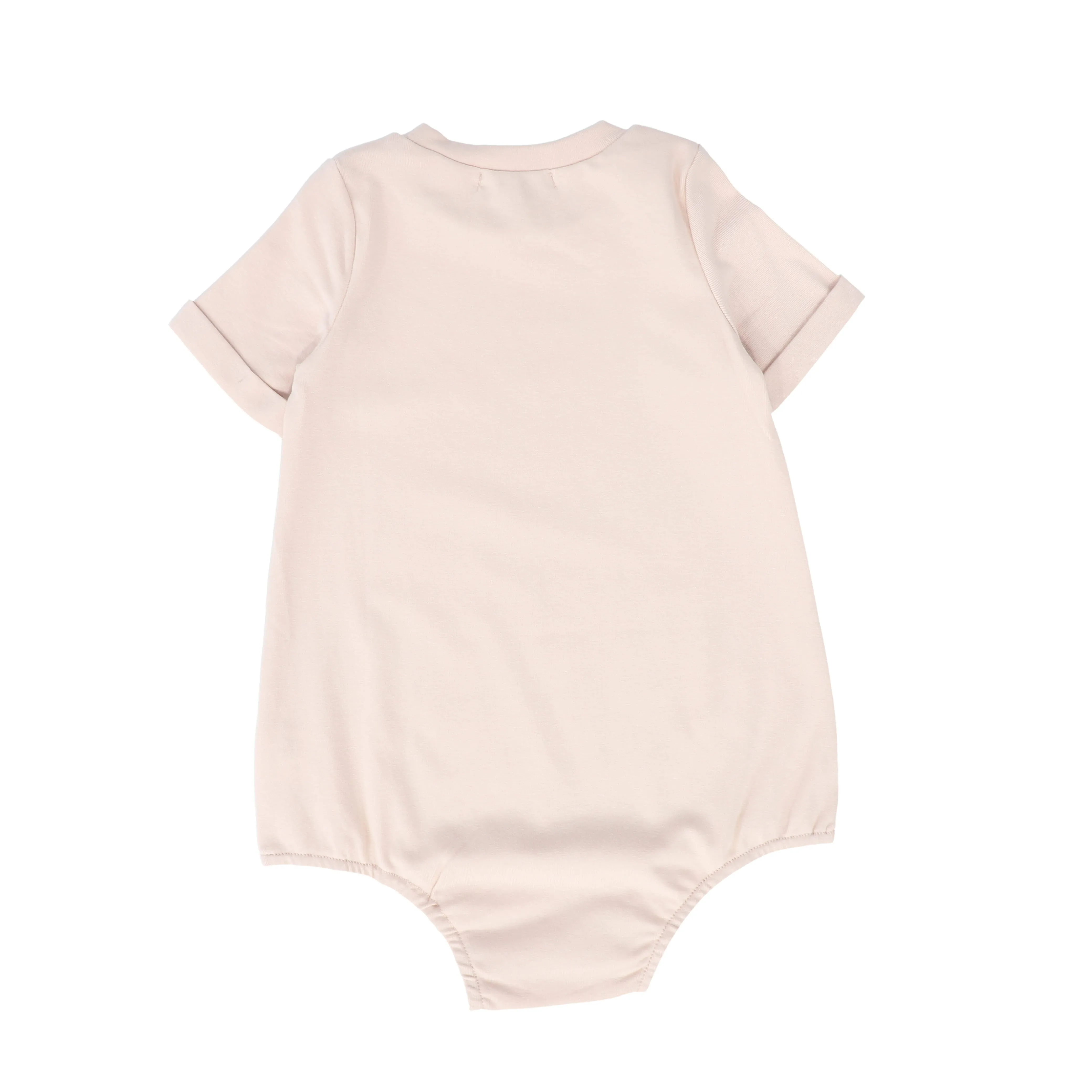 BAMBOO PINK ANCHOR EMBLEM ROMPER [FINAL SALE]