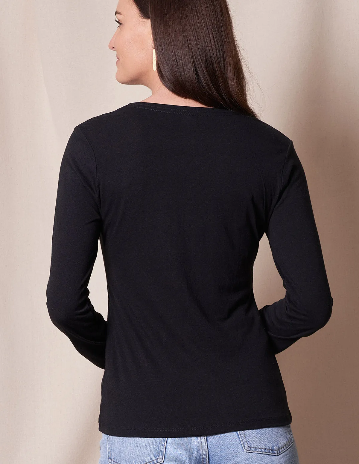 Bamboo/Cotton Long Sleeve Women's Tee