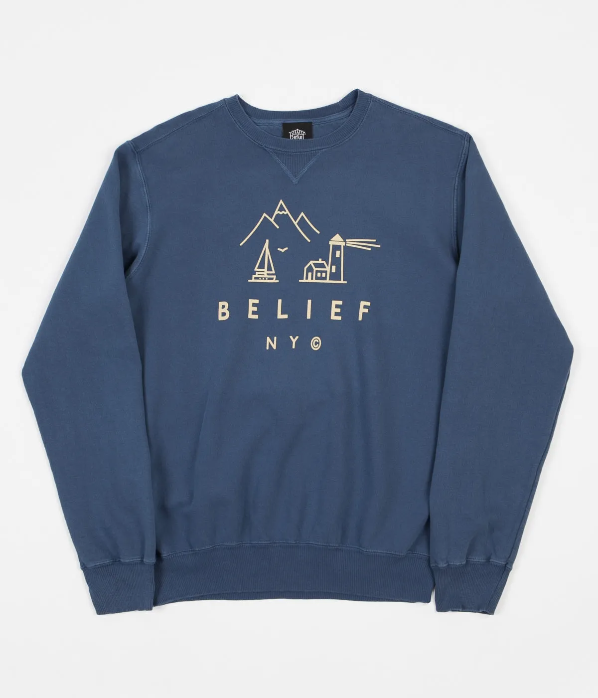 Belief Country Crewneck Sweatshirt - Denim