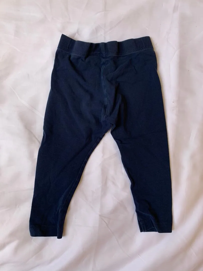 Black leggings size 1-2 years