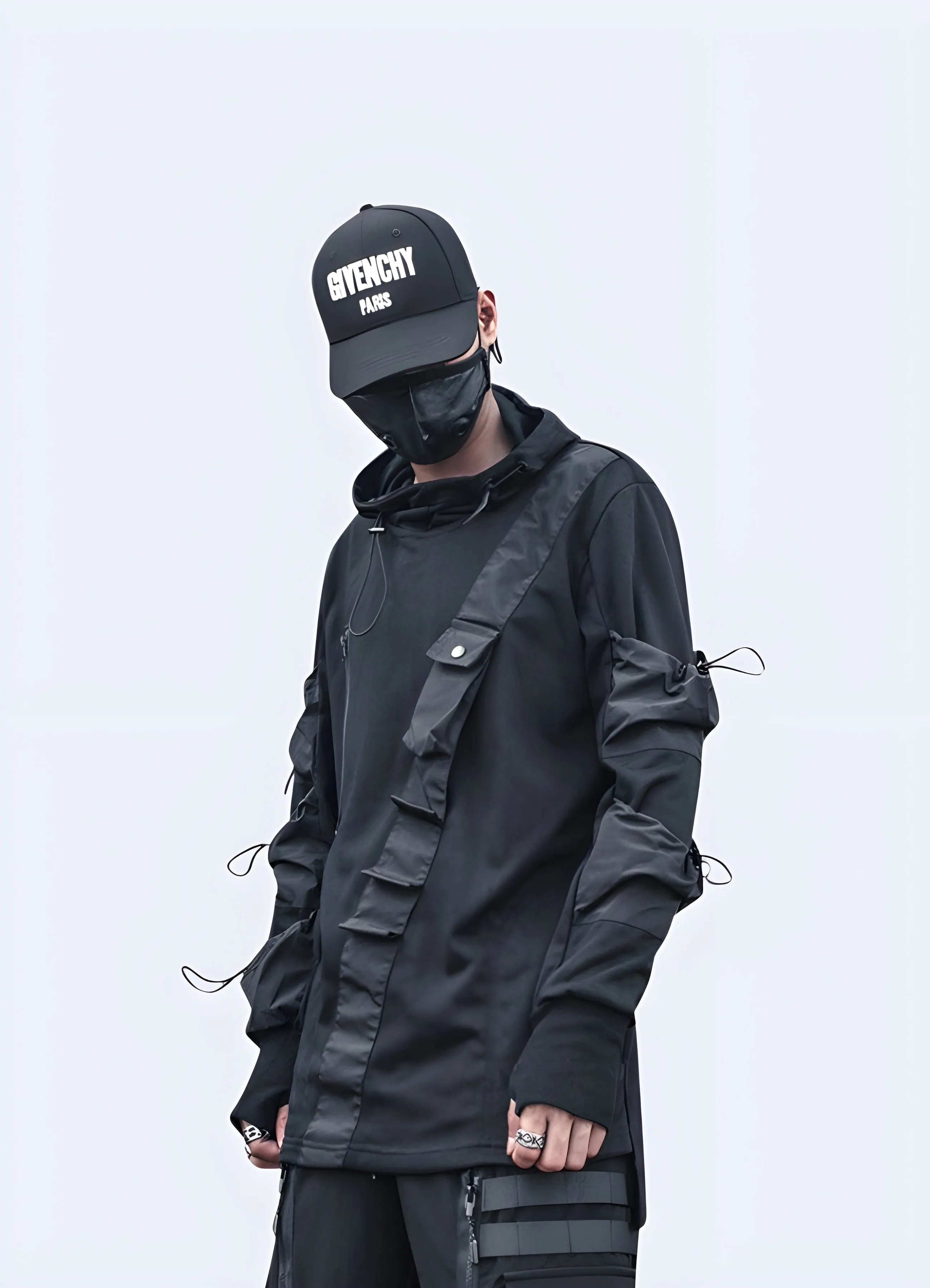 Black Tactical Hoodie