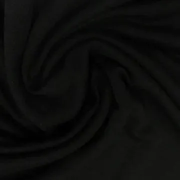 Black Tencel/Organic Cotton/Spandex Fleece Fabric