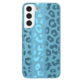 Blue Sapphire Leopard Samsung Case