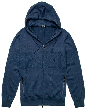 Blue Zip Hoodie