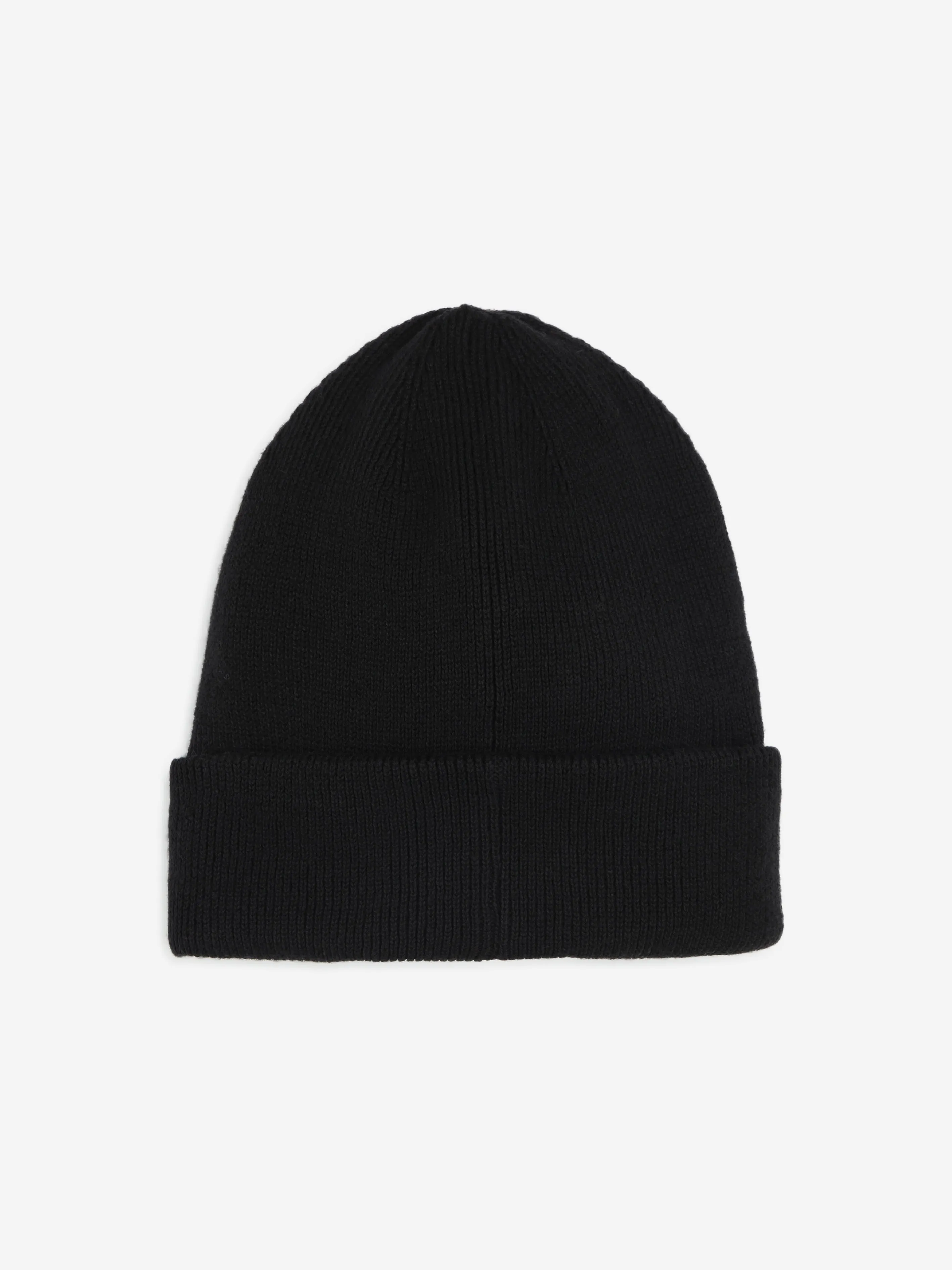 BOSS Boys Knitted Logo Beanie Hat in Black