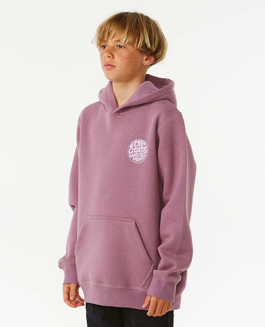 Boys Wetsuit Icon Hoodie in Dusty Purple