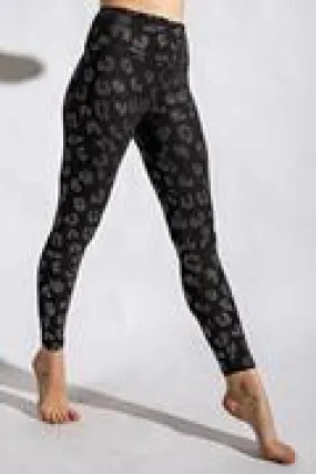 BUTTER SOFT ANIMAL PRINT FOIL FULL LENGTH LEGGINGS