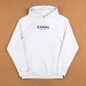 Canal New York Hooded Sweatshirt - White