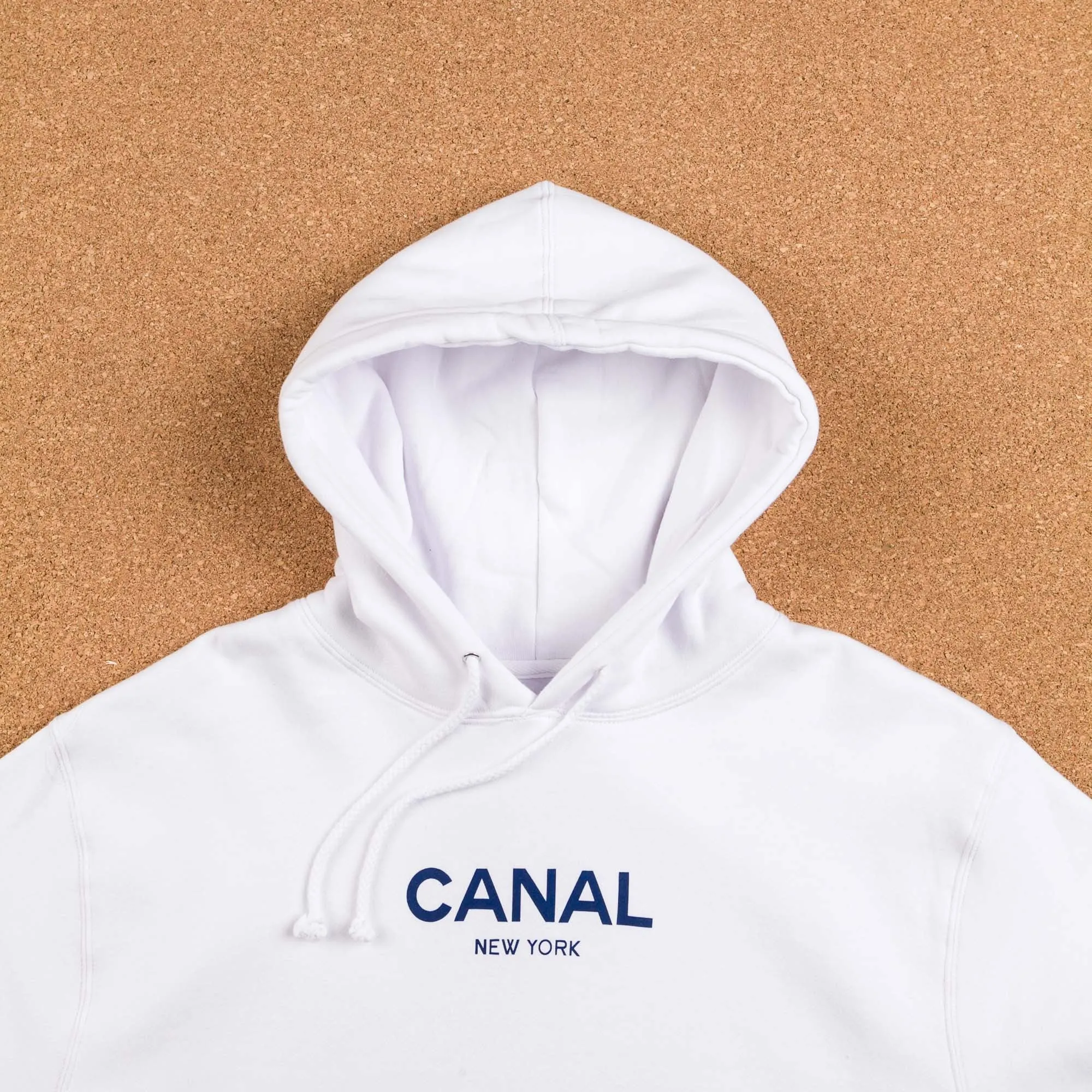 Canal New York Hooded Sweatshirt - White