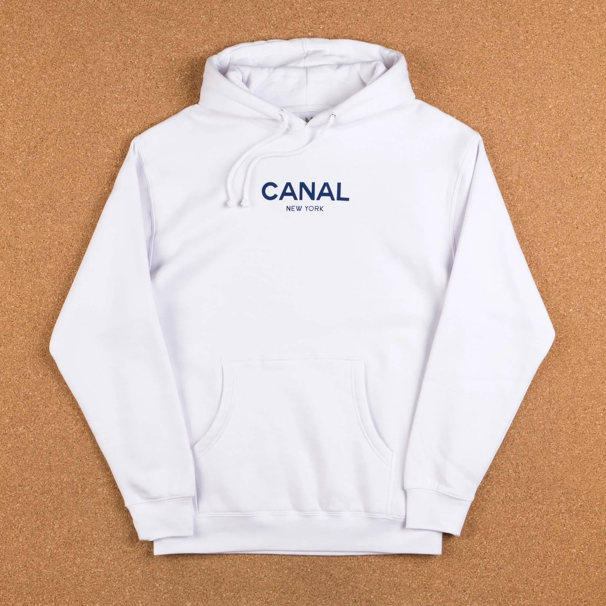 Canal New York Hooded Sweatshirt - White