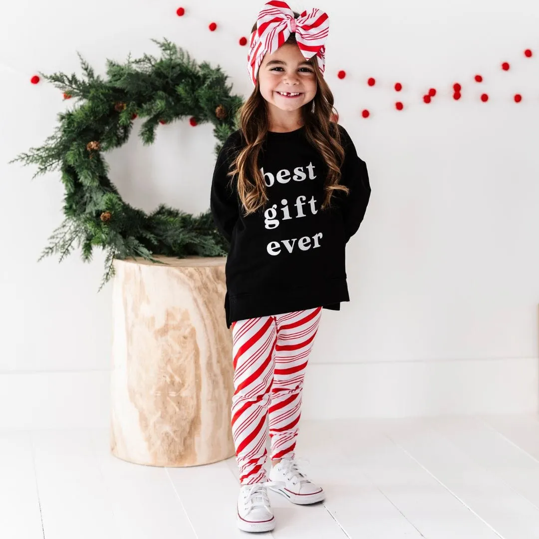 Candy Cane Bamboo Leggings