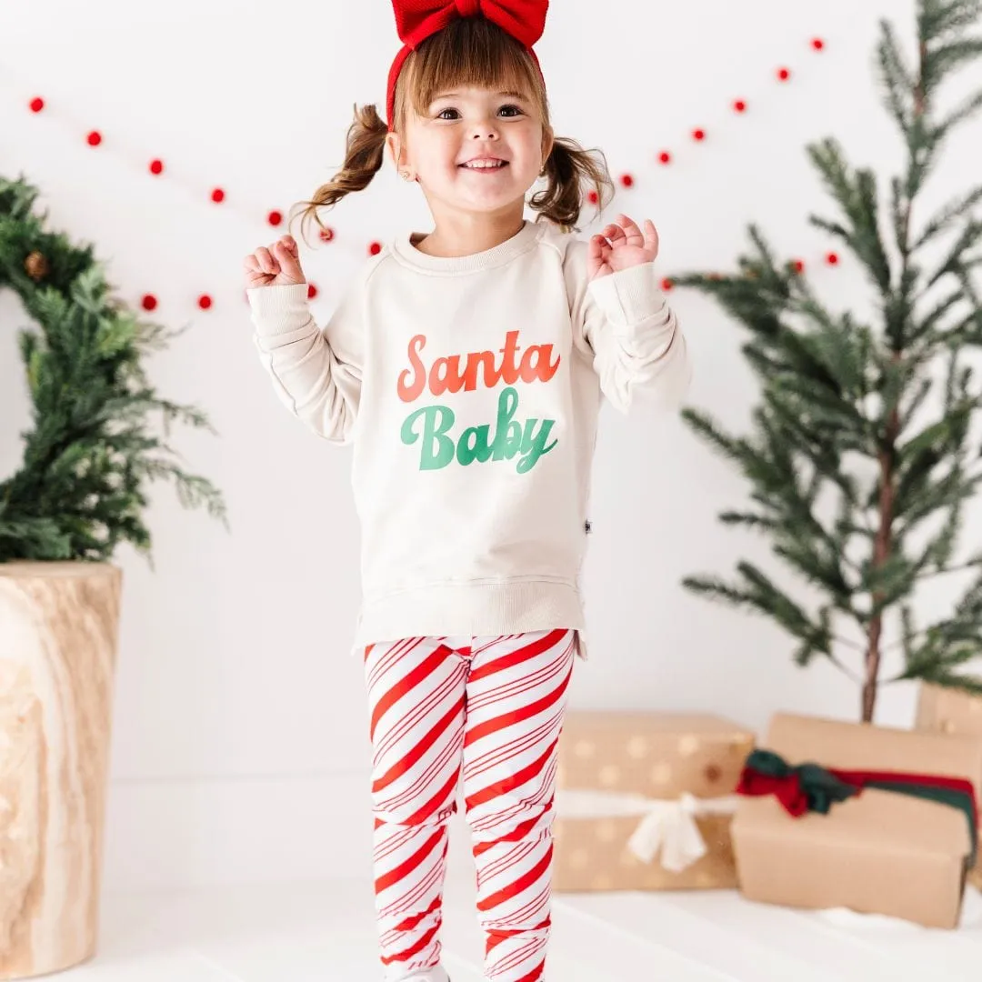 Candy Cane Bamboo Leggings