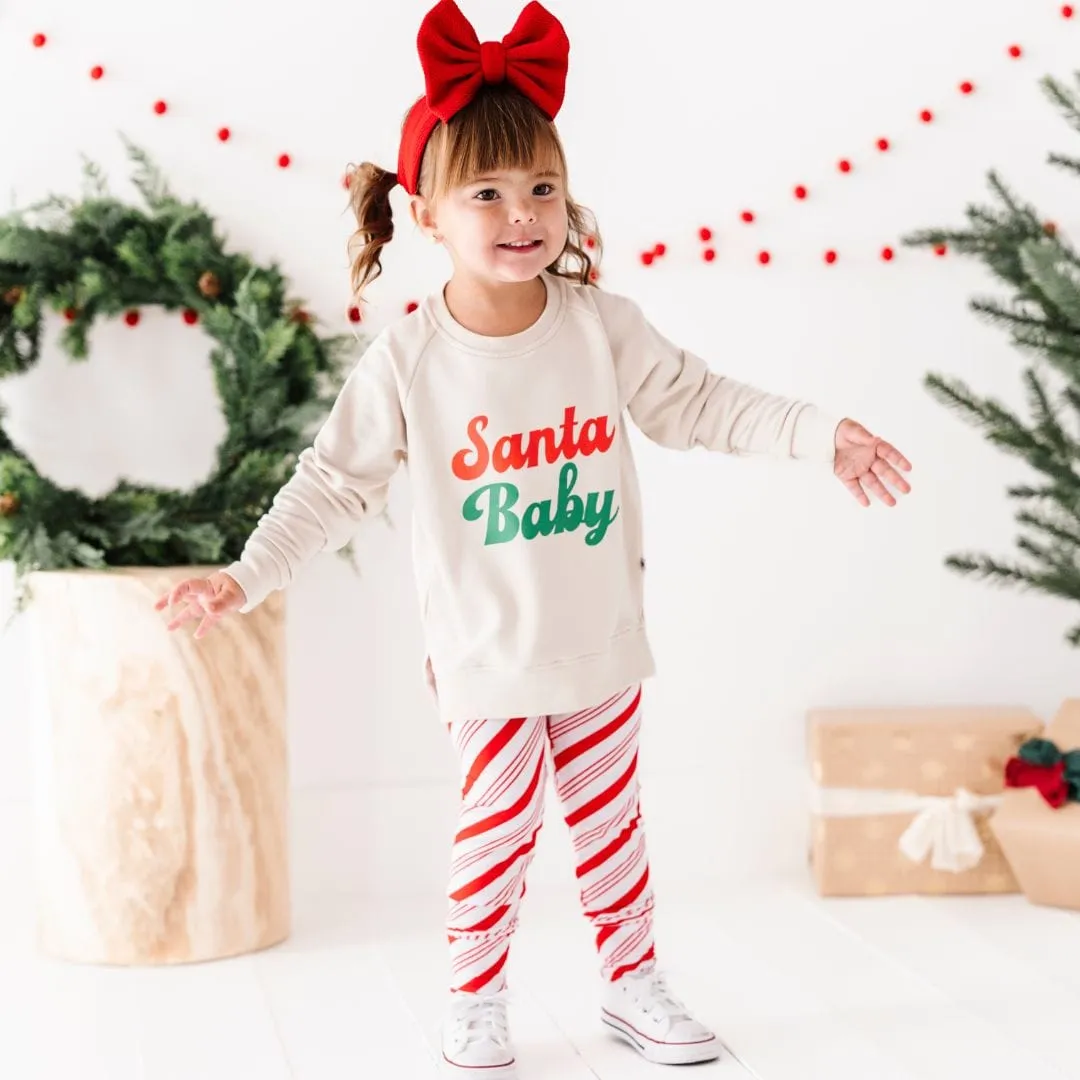 Candy Cane Bamboo Leggings