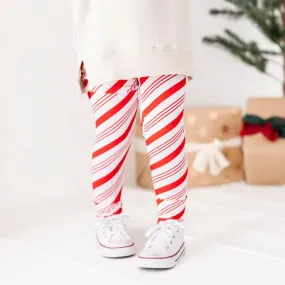 Candy Cane Bamboo Leggings