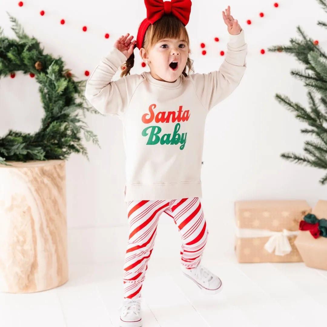 Candy Cane Bamboo Leggings