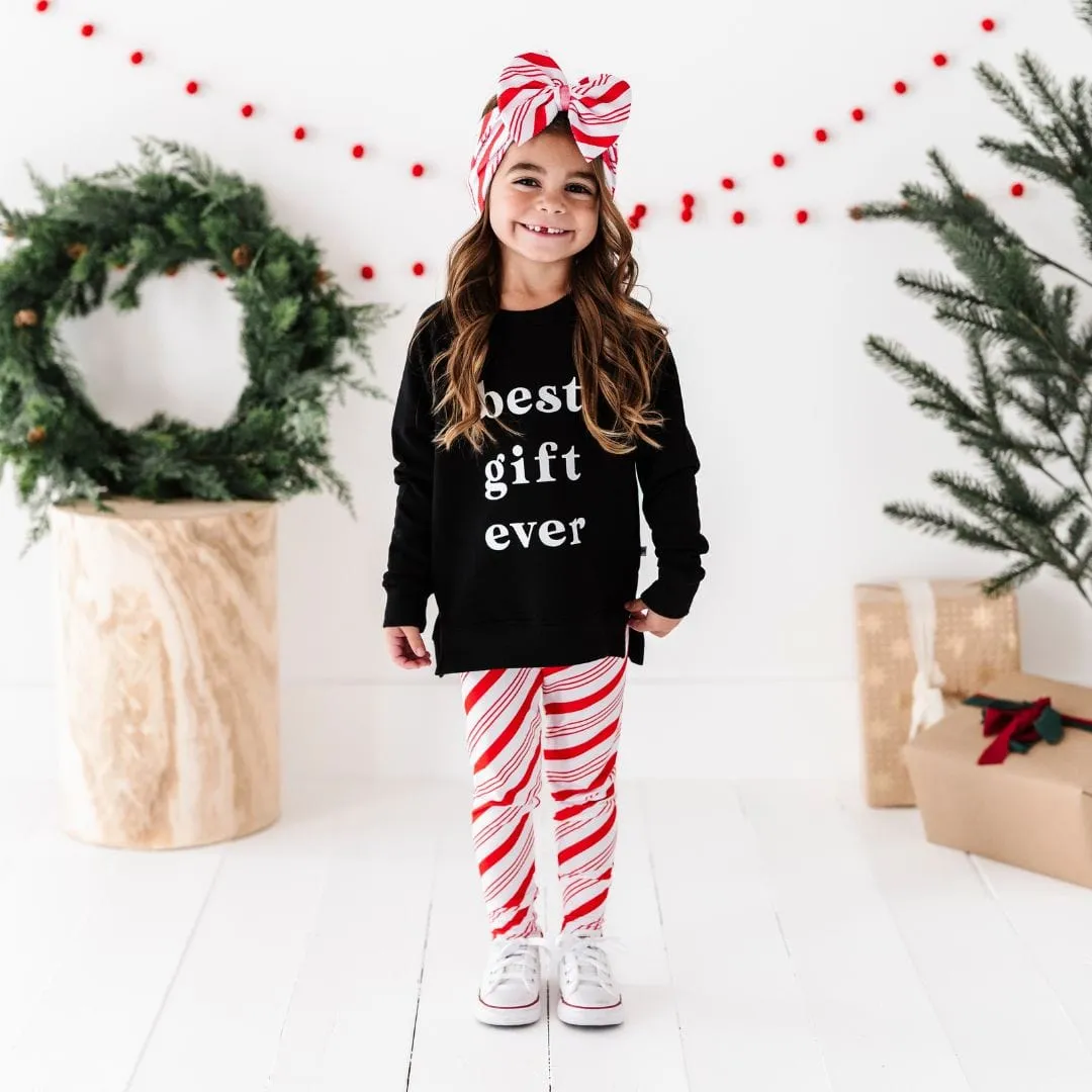 Candy Cane Bamboo Leggings