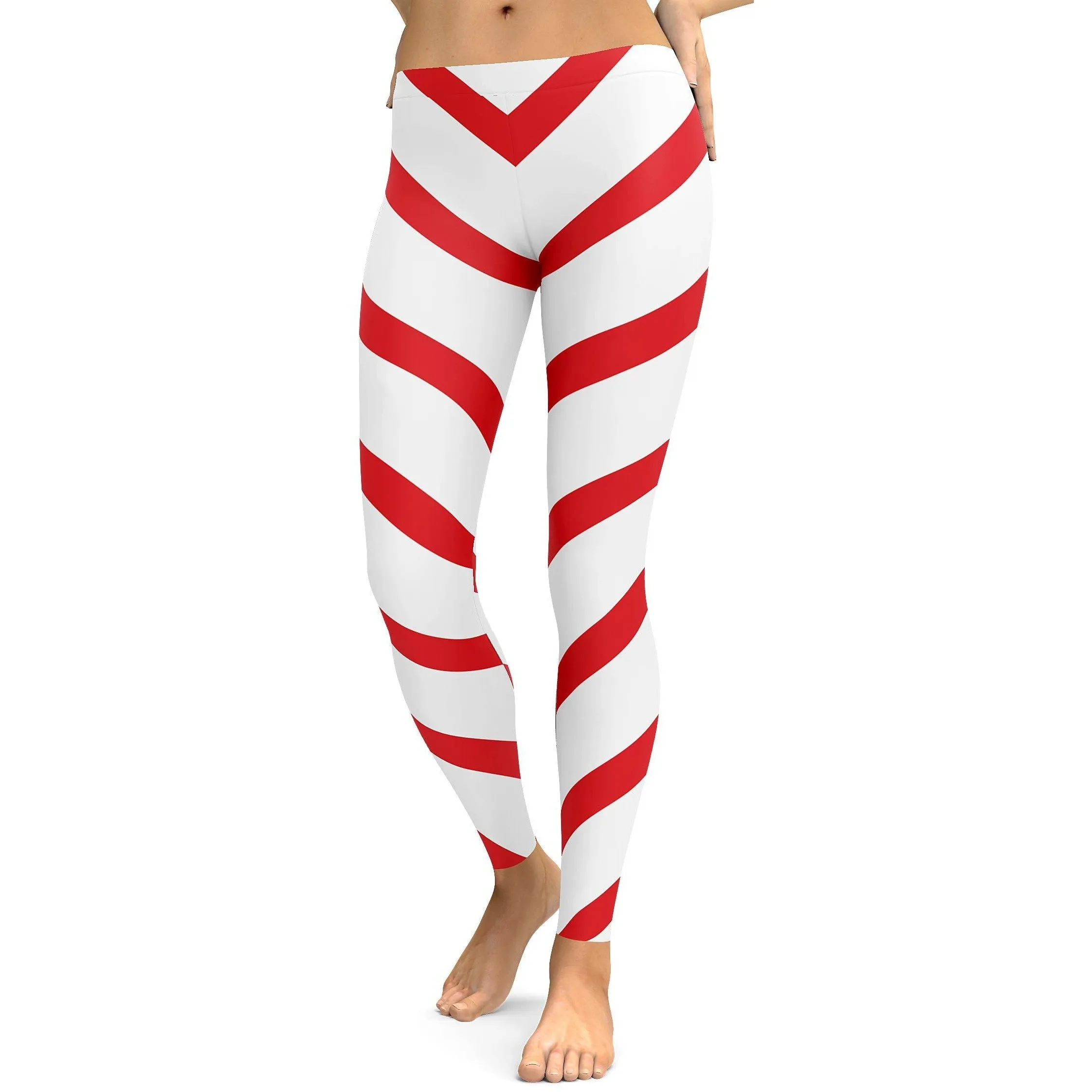 Candy Cane Leggings