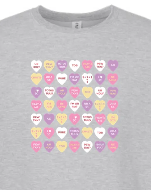 Candy Hearts - Crewneck Sweatshirt