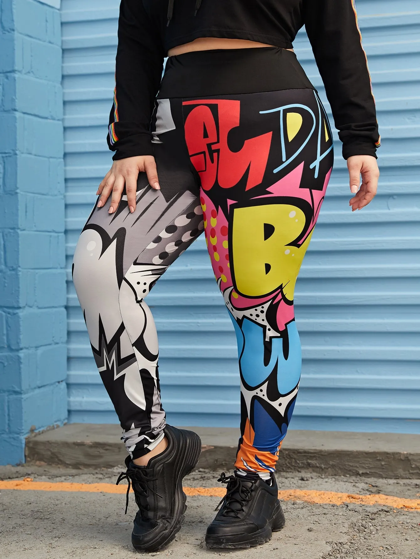 Cartoon Long Plus Size Leggings