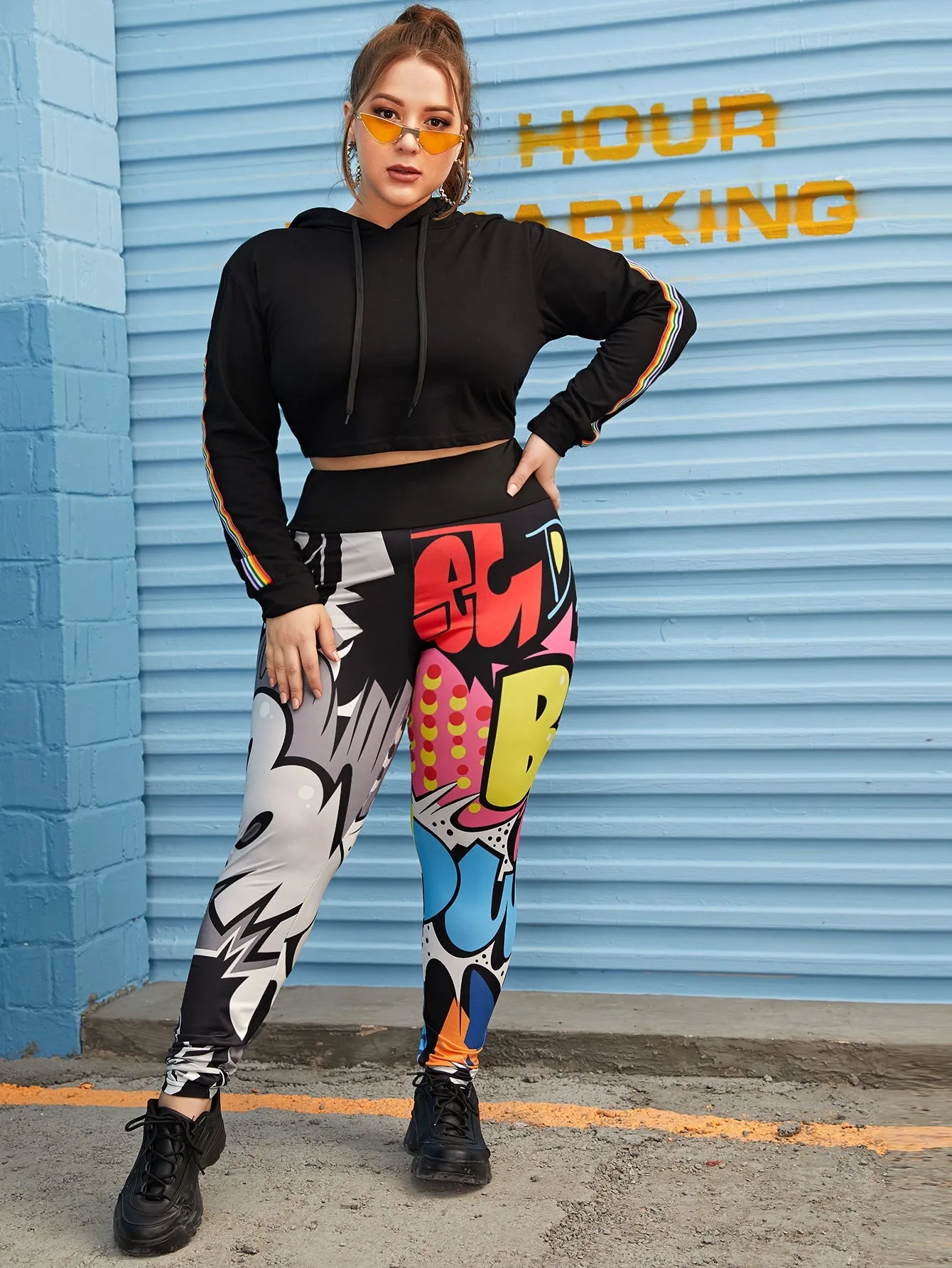 Cartoon Long Plus Size Leggings