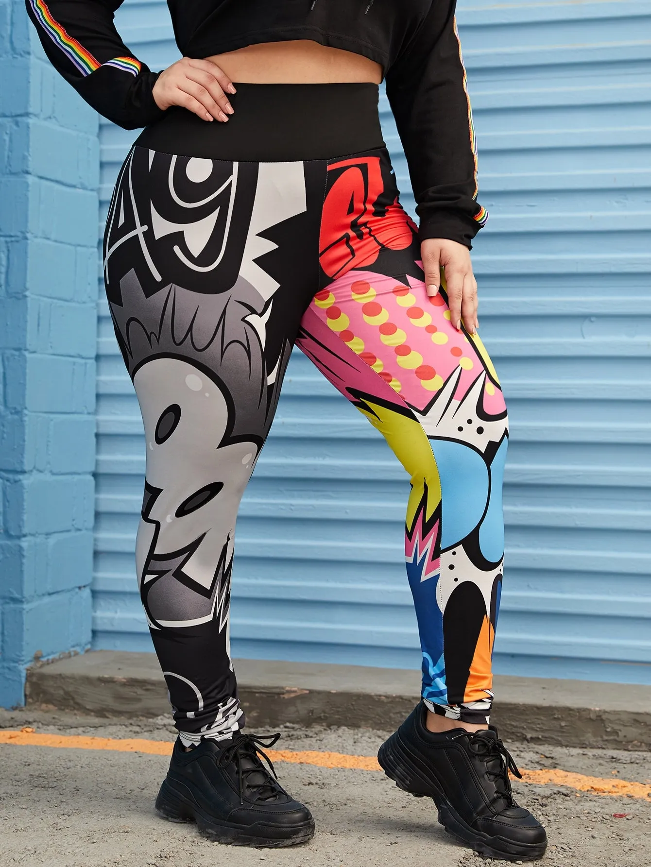 Cartoon Long Plus Size Leggings