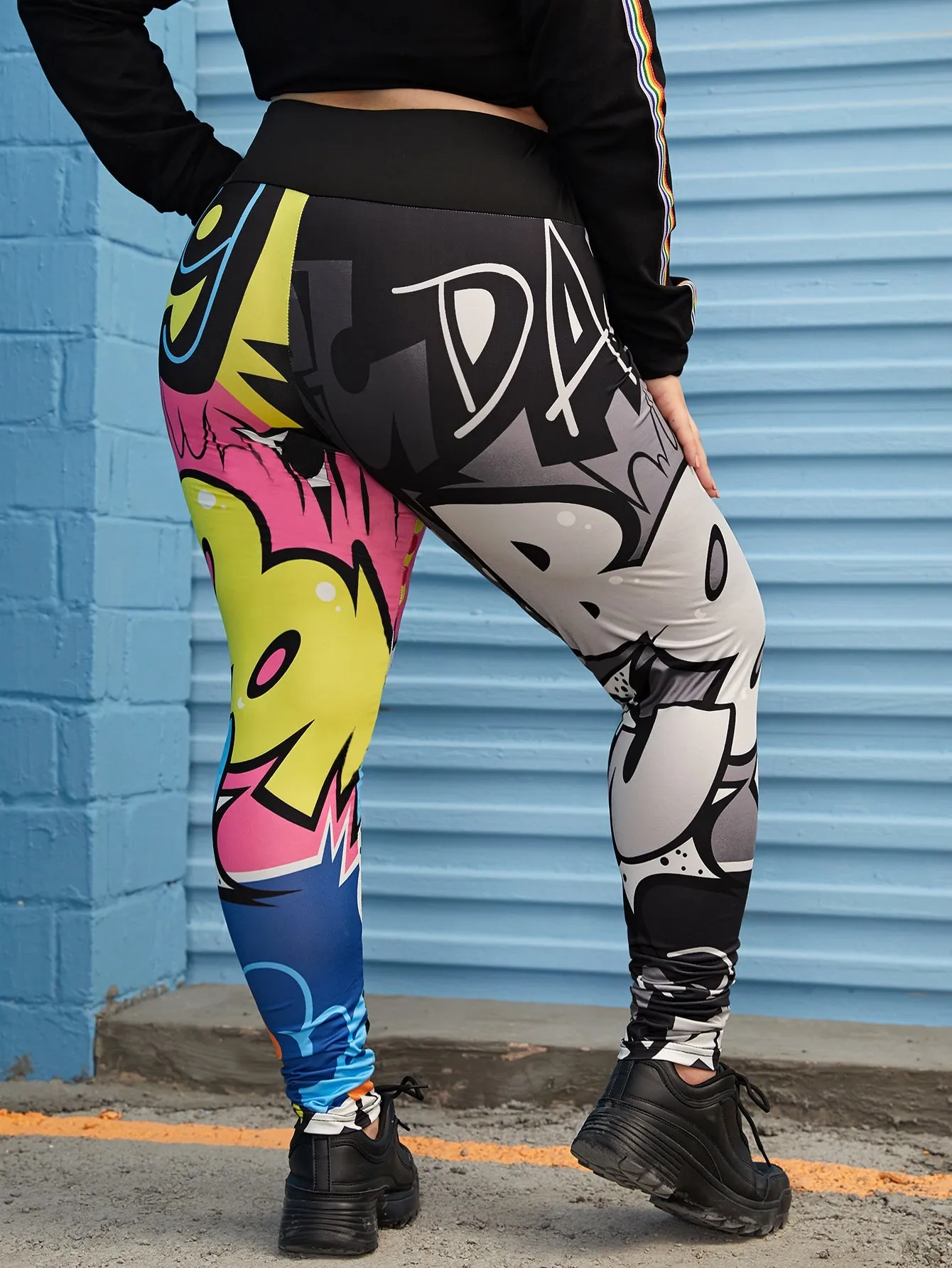 Cartoon Long Plus Size Leggings