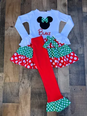 Christmas Holiday Minnie Mouse Outfit