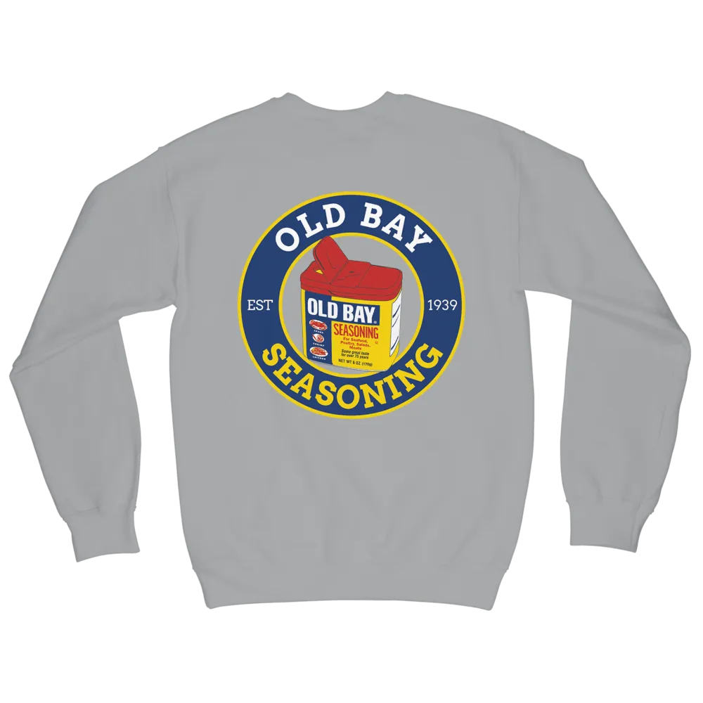 Classic Circle OLD BAY Seasoning (Heather Grey) / Crew Sweatshirt