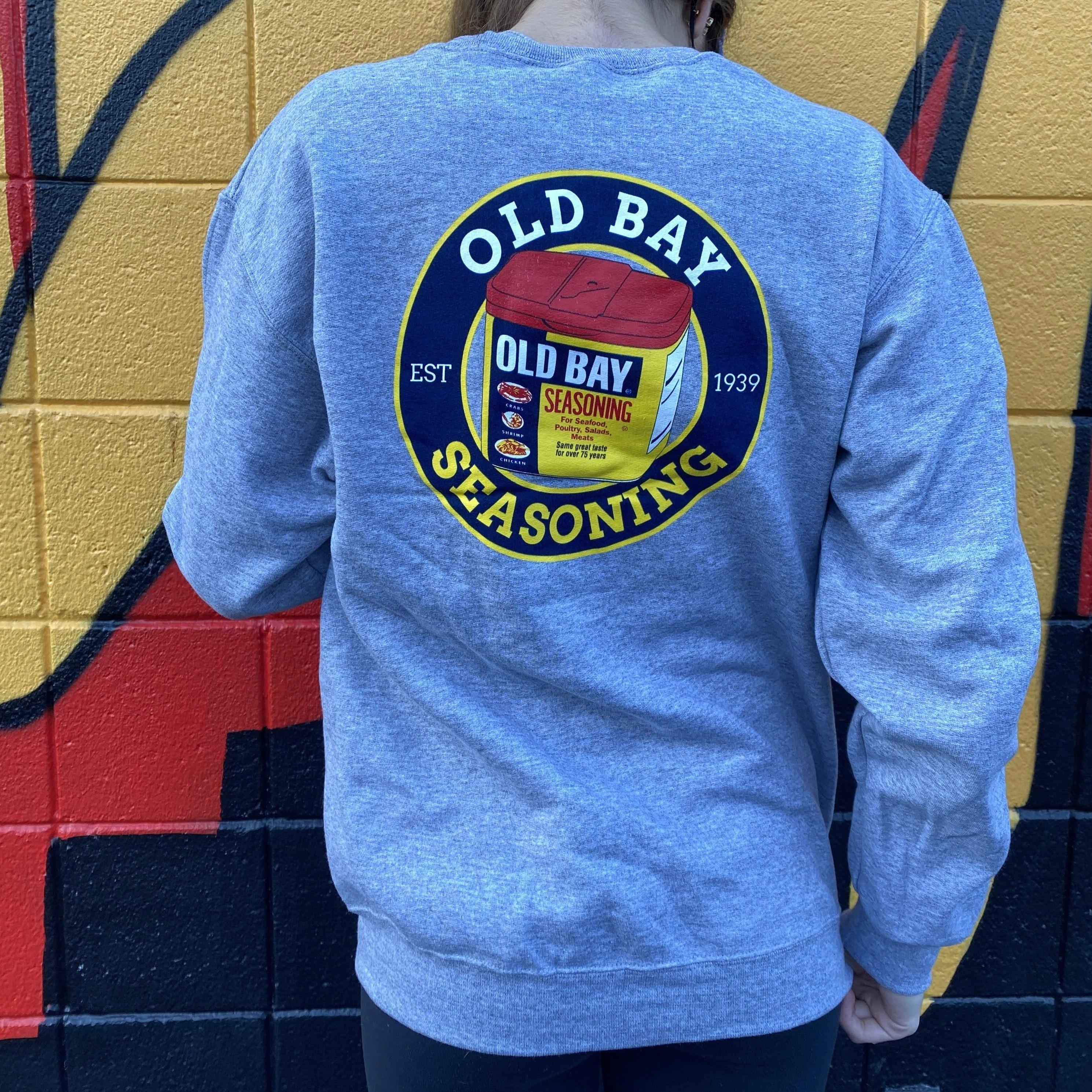 Classic Circle OLD BAY Seasoning (Heather Grey) / Crew Sweatshirt