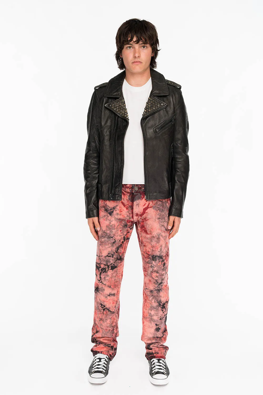 CLASSIC STRAIGHT LEG JEANS IN APACHE TIE DYE WASH