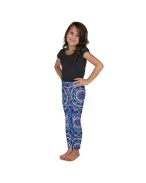 Colorful Blue Mandala Kid's Leggings