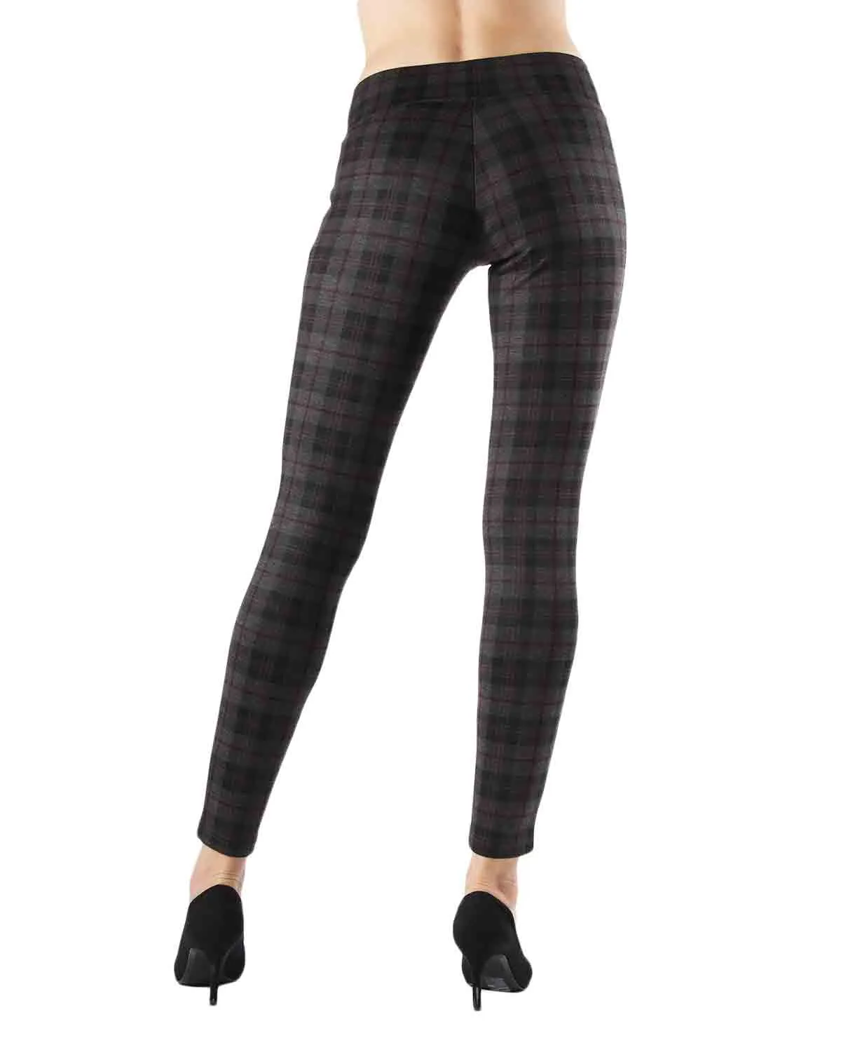 Contempo Plaid Shaping Leggings