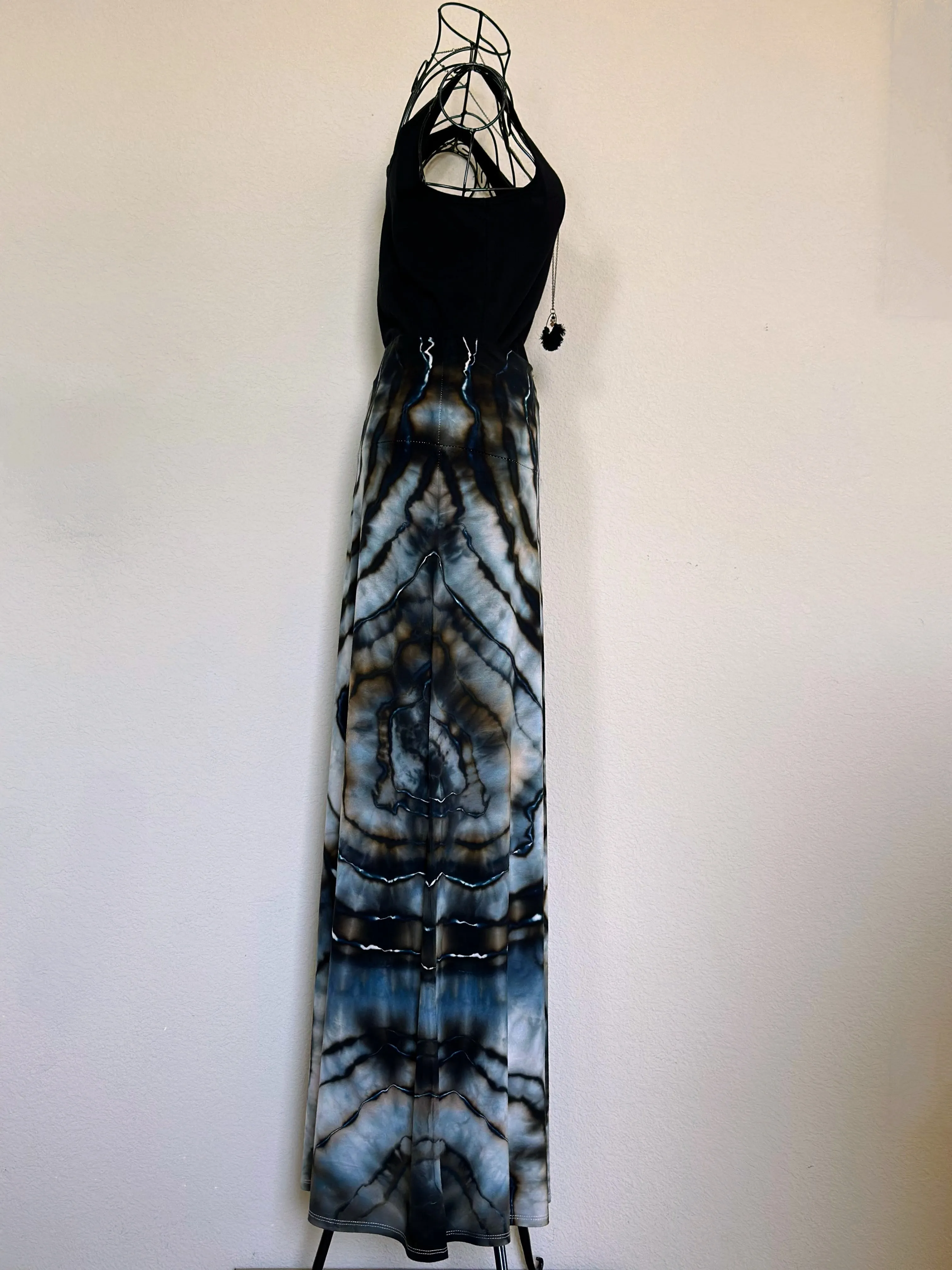 Custom Geode Maxi Skirt and Ice Dyed Shorts for Alyssa