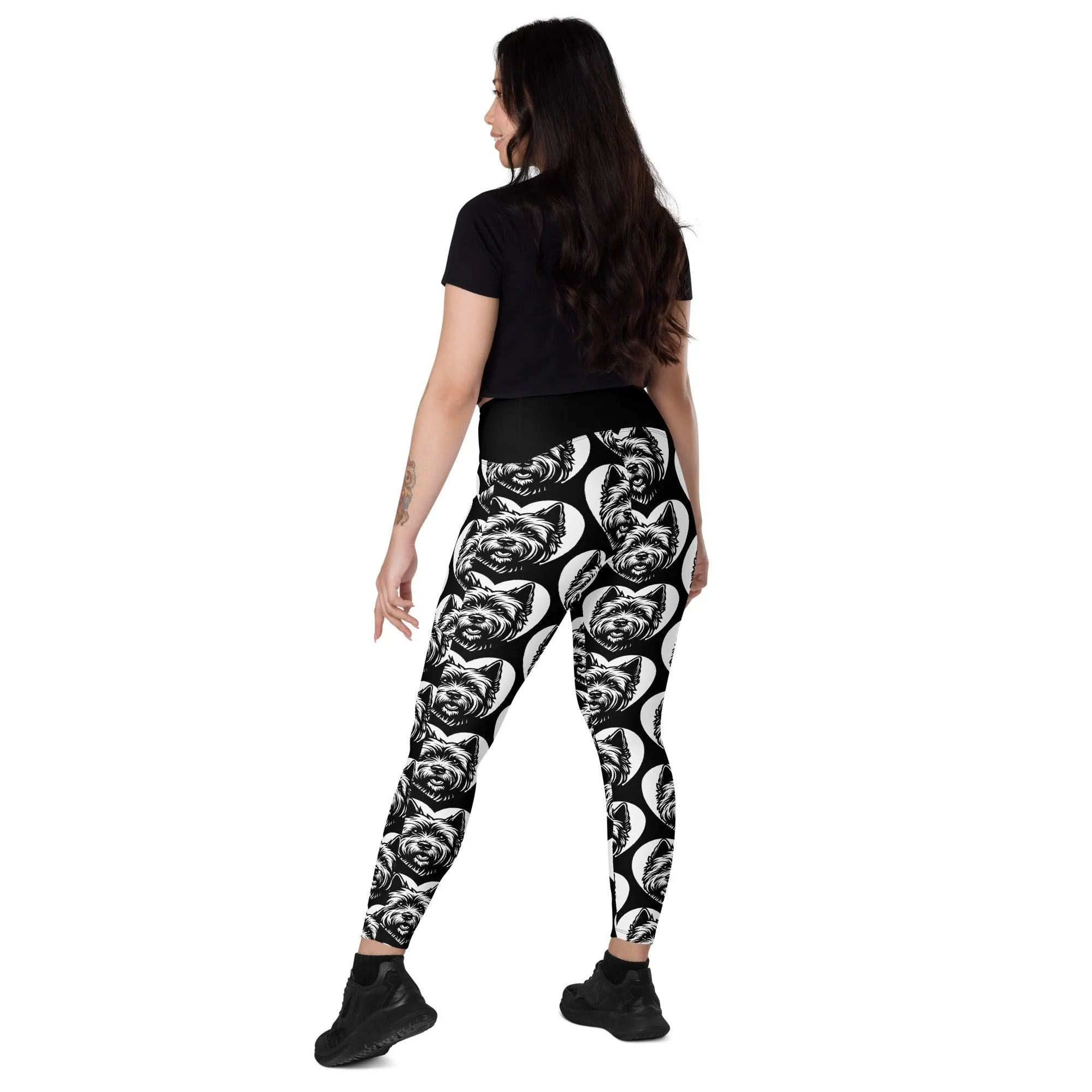 DOG BREED LEGGINGS with pockets - CAIRN TERRIER - HERTTAHOUND