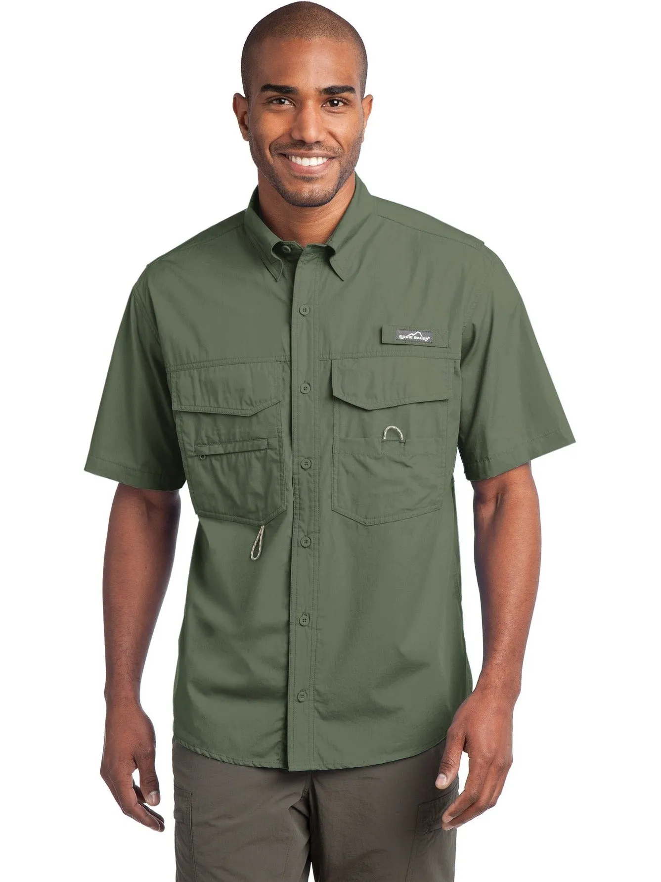 Eddie Bauer Short Sleeve Fishing Shirt